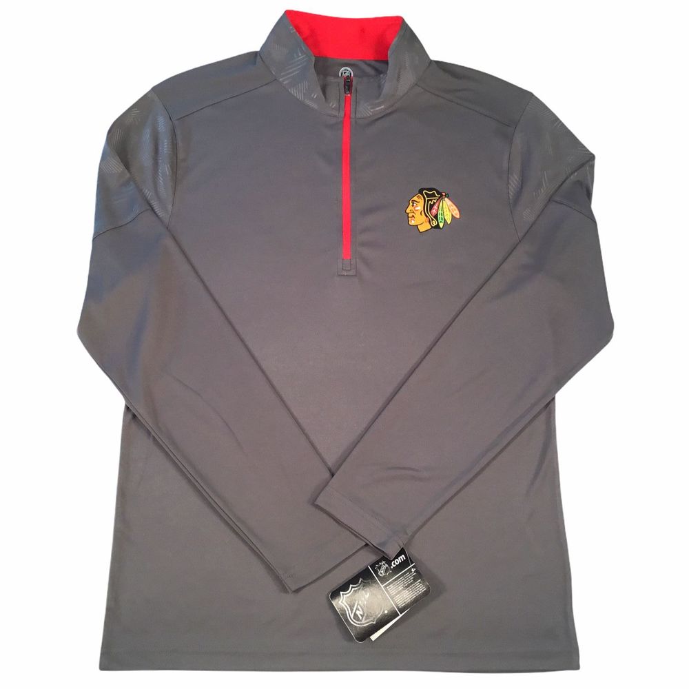 Chicago Blackhawks Gray Activewear Top NWT $39.99